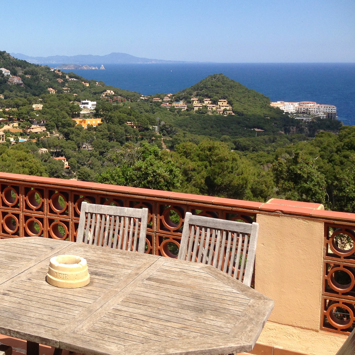 Sea views from the terrace